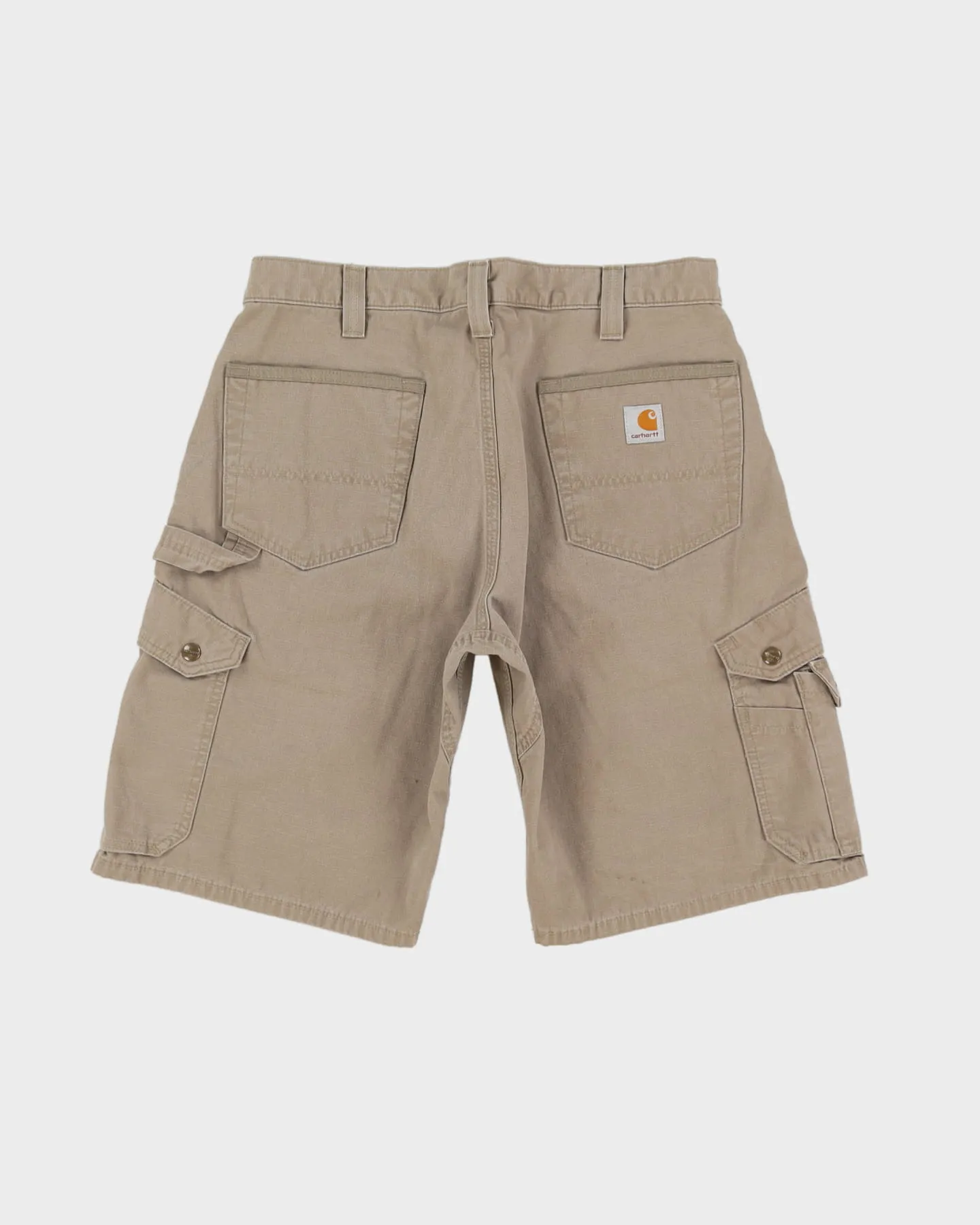 00s Carhartt Dark Beige Cargo Shorts - W34