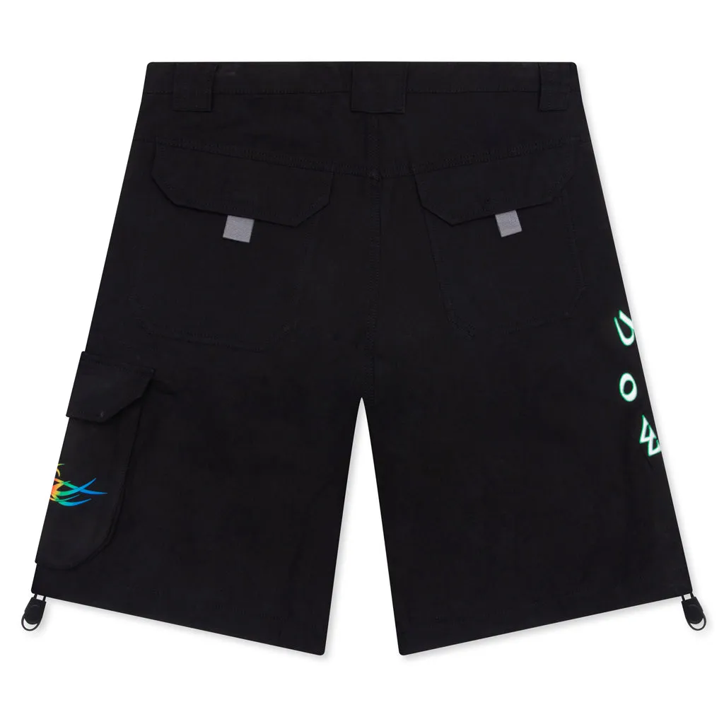 Adventure Cargo Shorts - Black