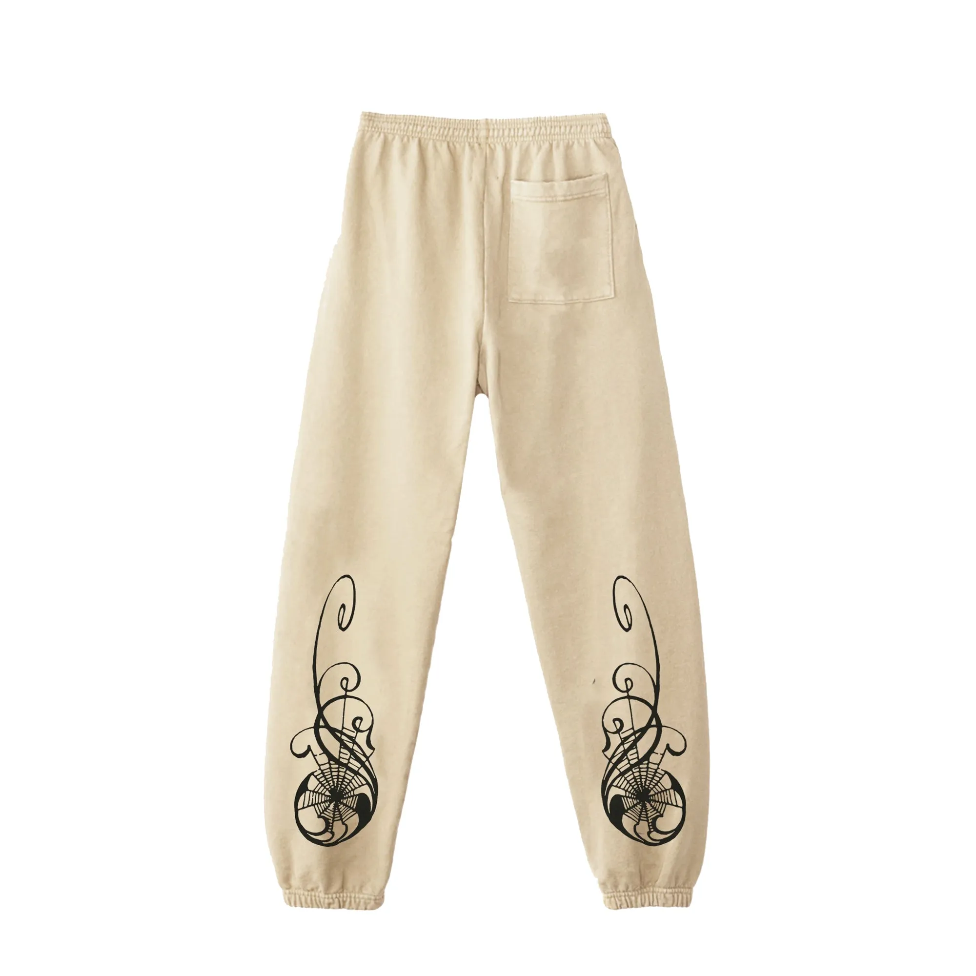 Afield Mens Spiderweb Sweatpants 'Sand'