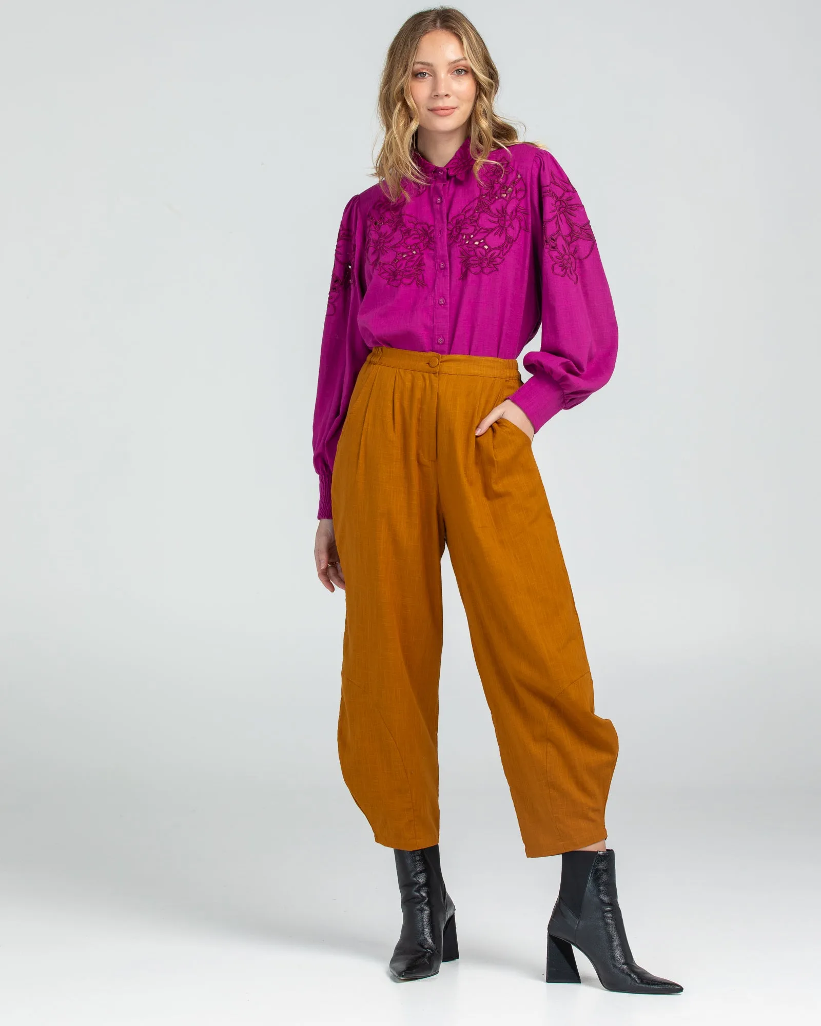 Agnese Pant - Mustard