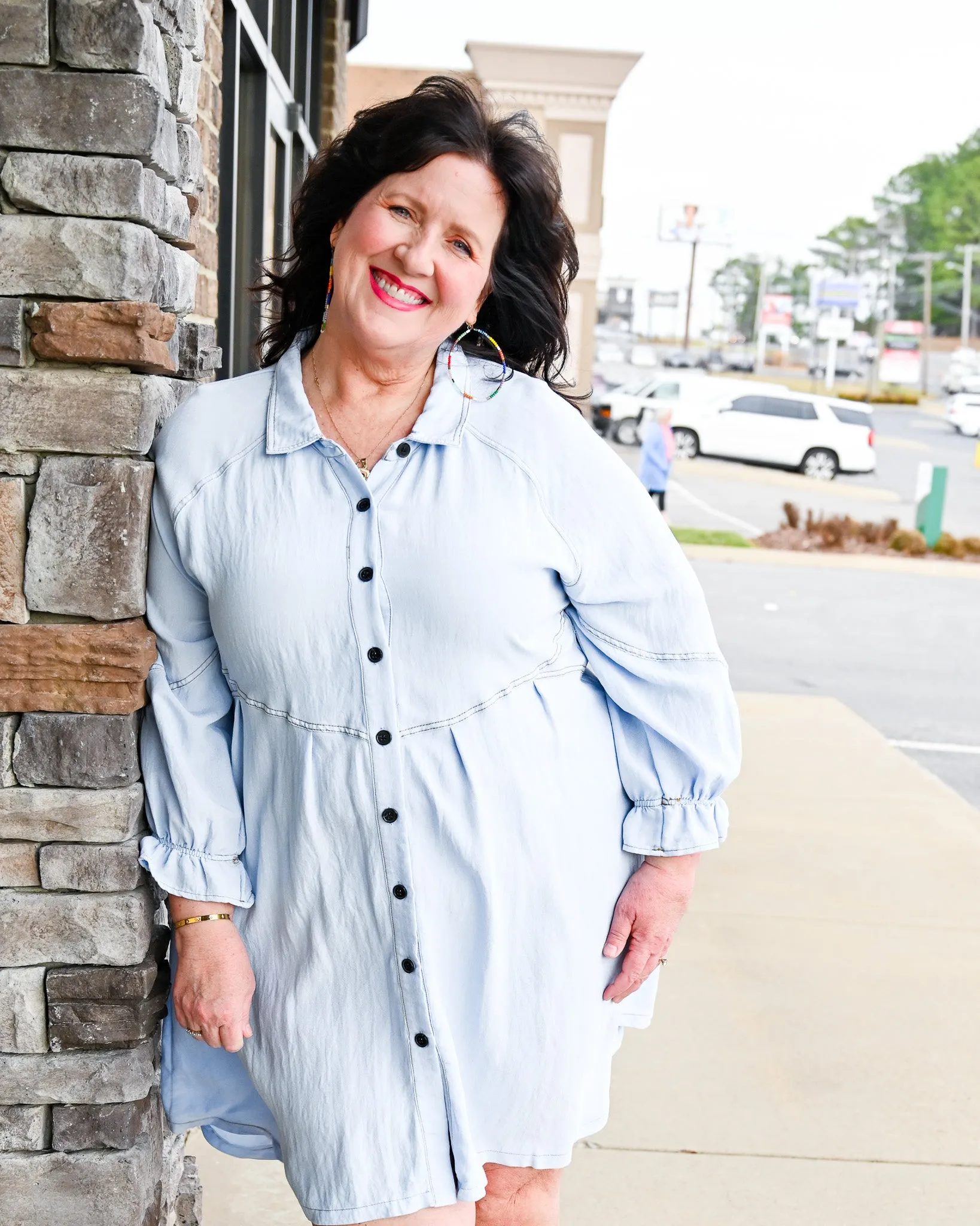 Baby Blues Babydoll Dress PLUS