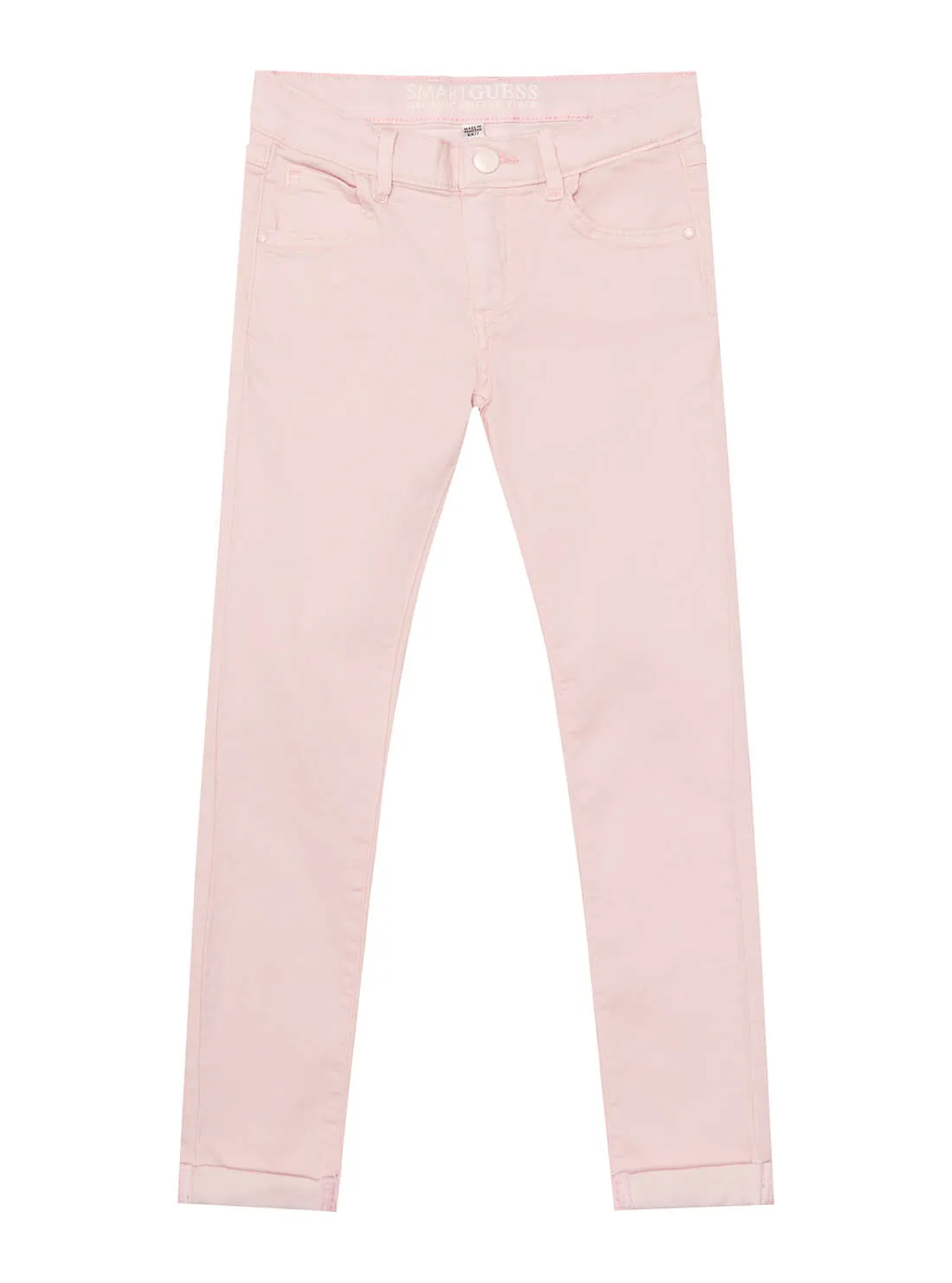 Ballet Pink Stretch Denim Pants (2-7)