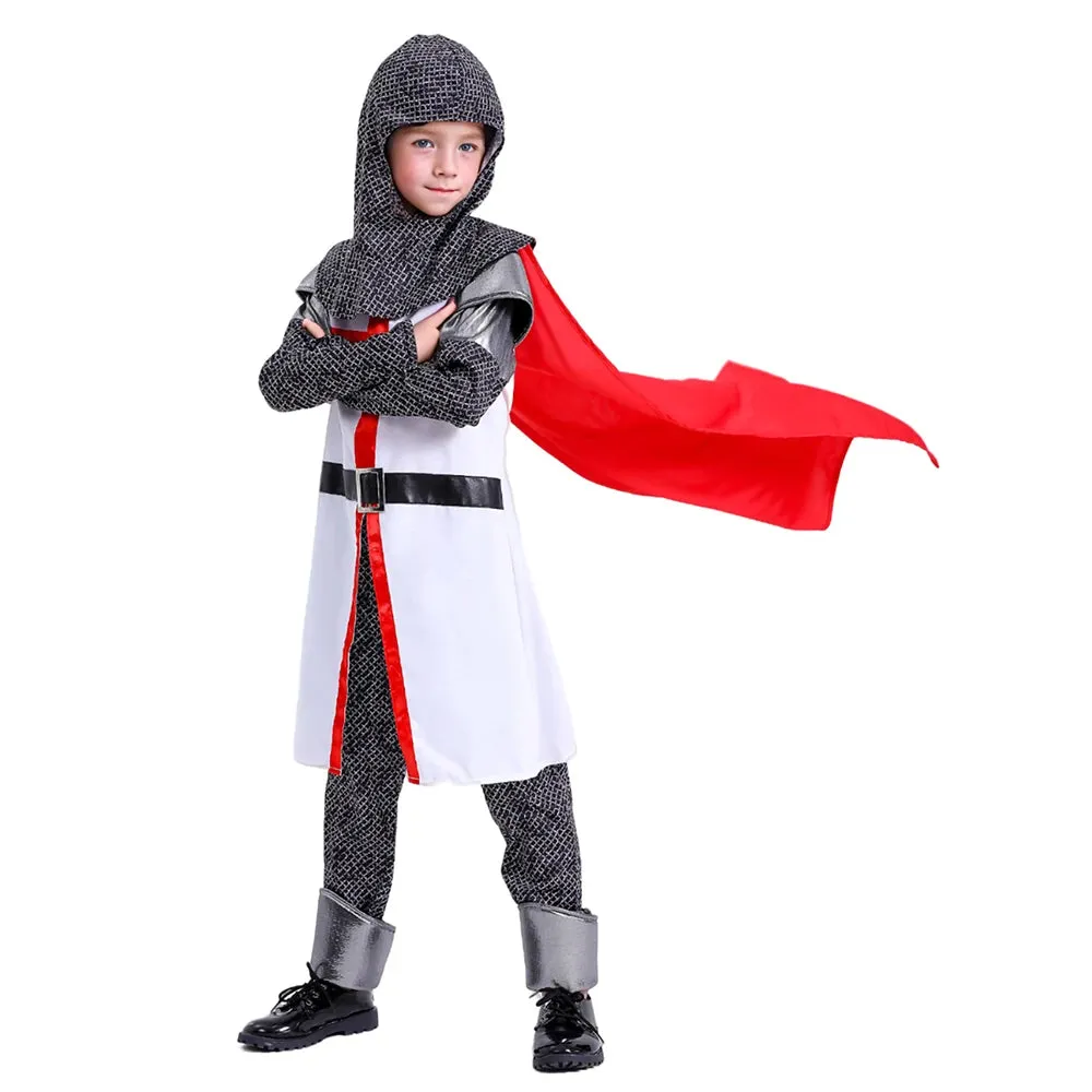 Boys Medieval Crusaders Knight Templar Costume Set