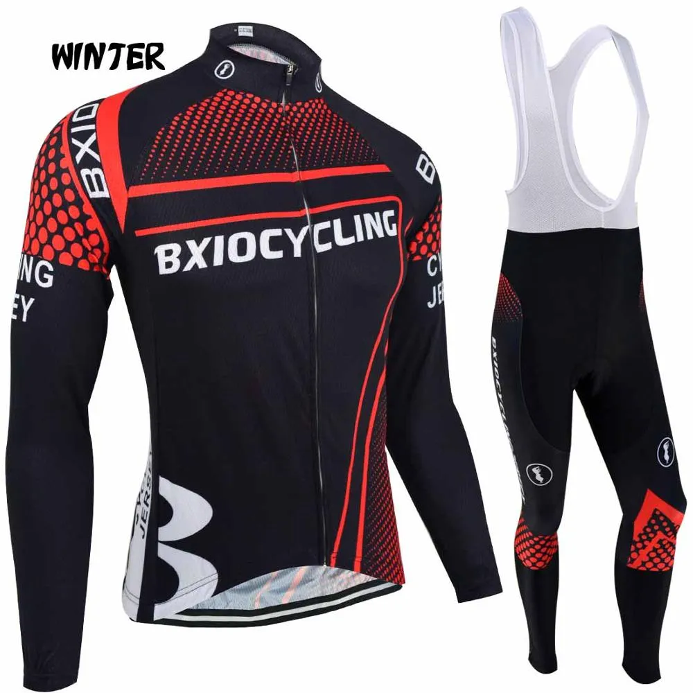 Brand Winter Thermal Fleece Cycling Clothing Sets Pro Jersey Skinsuit