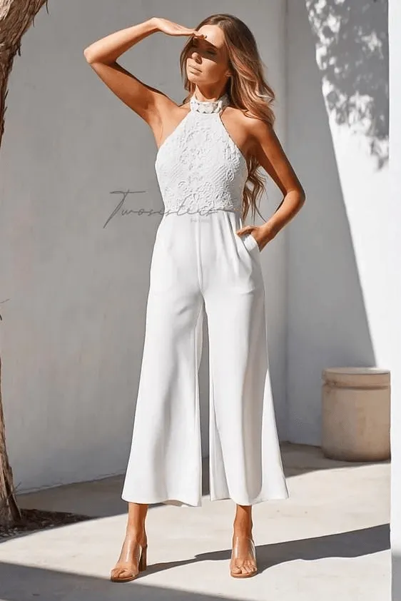 Bree Jumpsuit - White