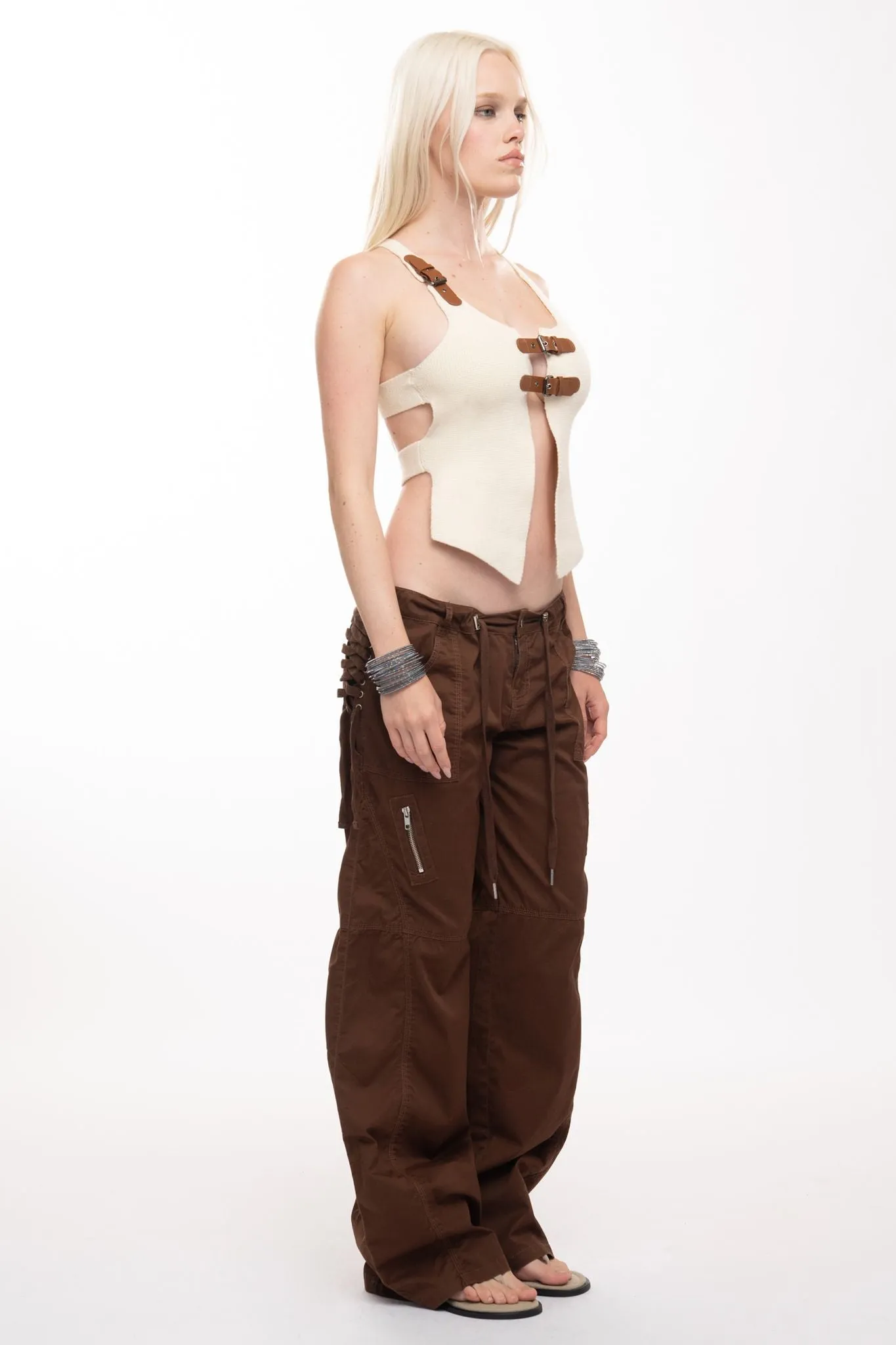 Carver Cargo Pants - Brown