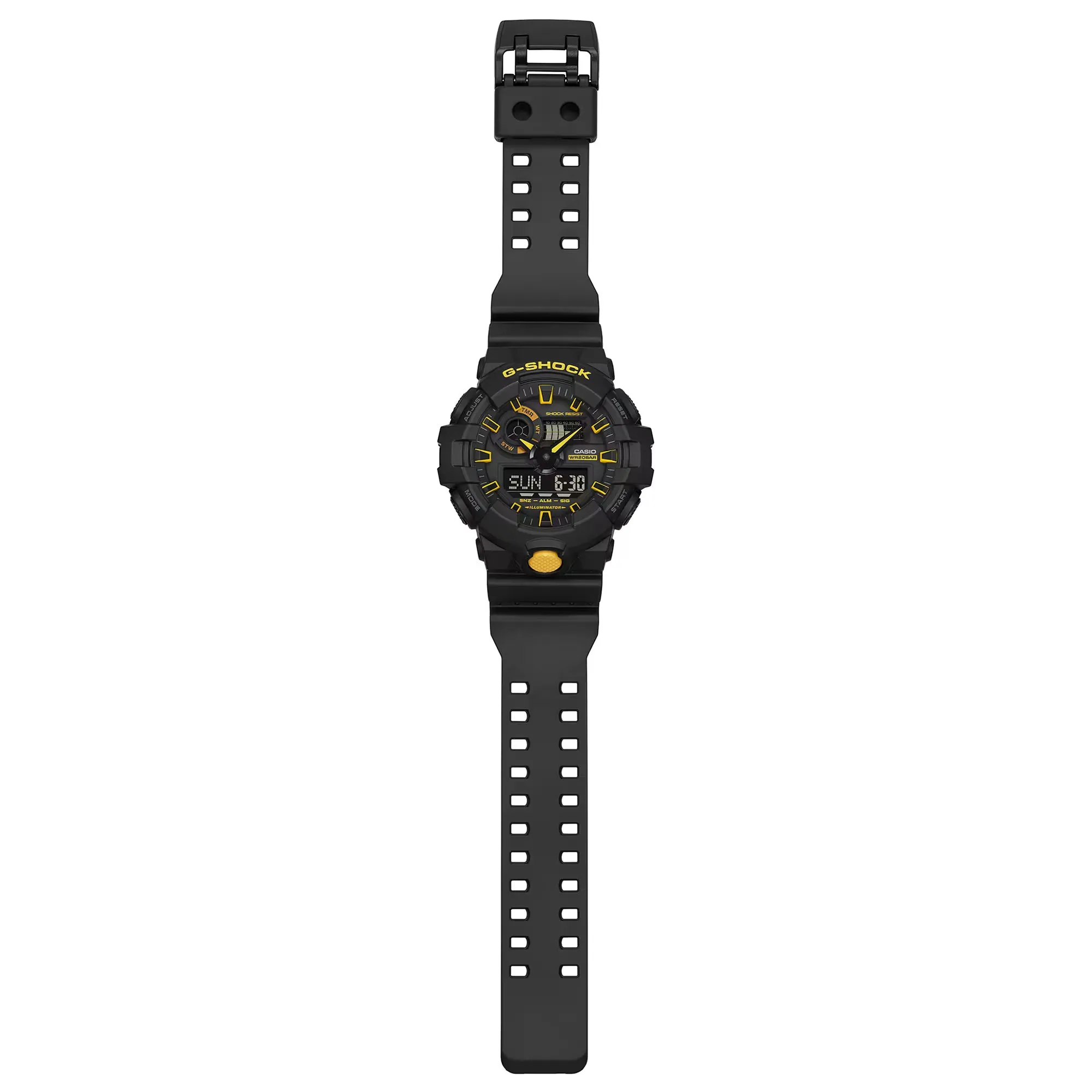 CASIO G-SHOCK GA700CY-1A Black & Caution Yellow Watch