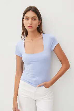 CECIL SQAURE NECK TOP