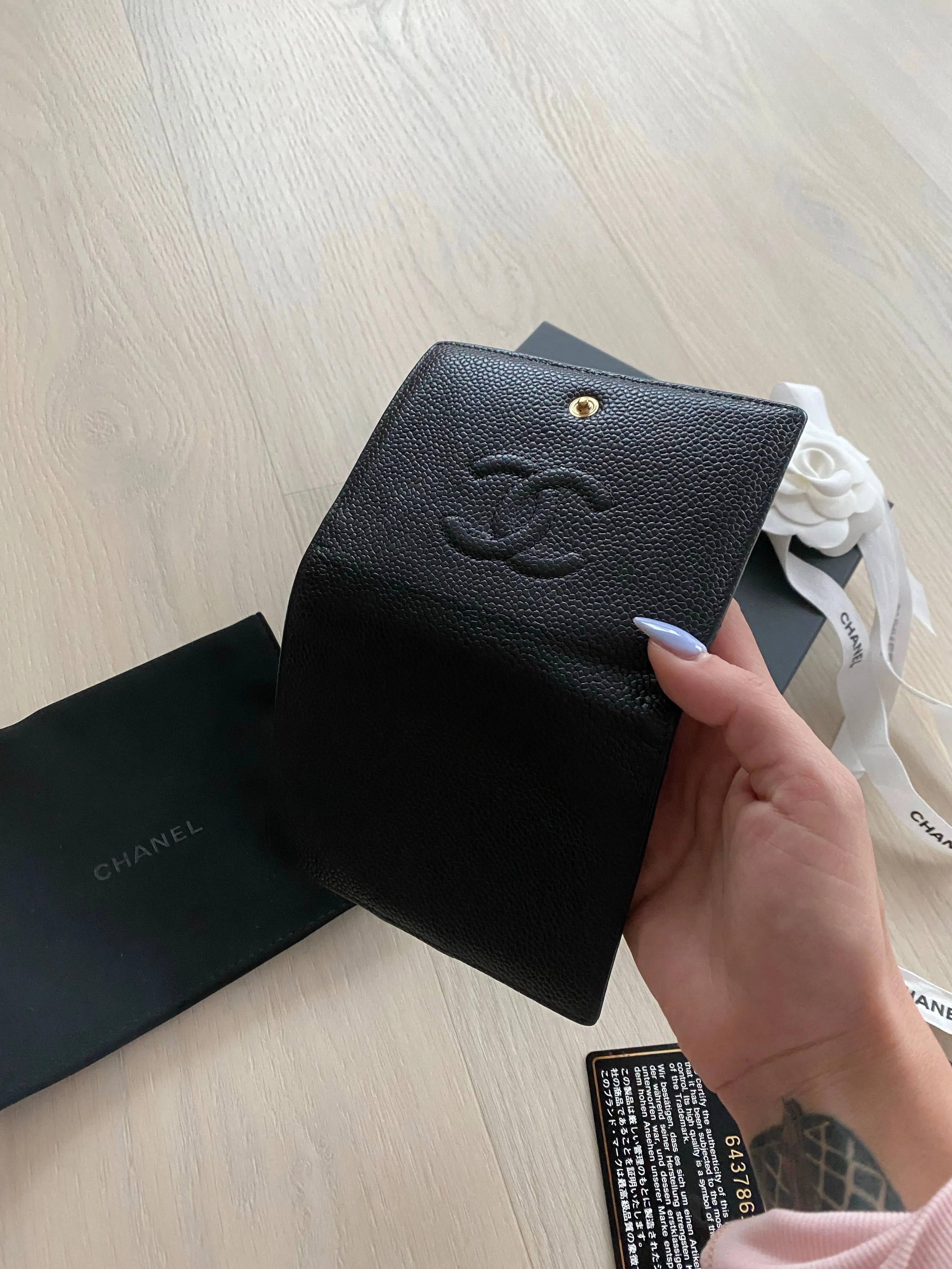 Chanel French purse wallet