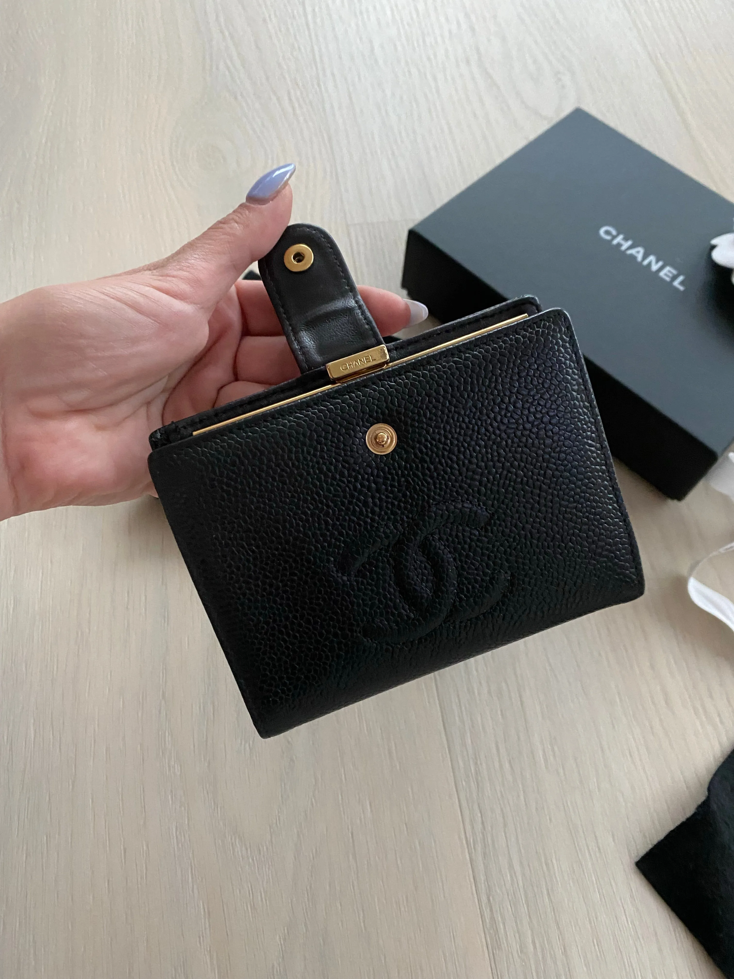 Chanel French purse wallet