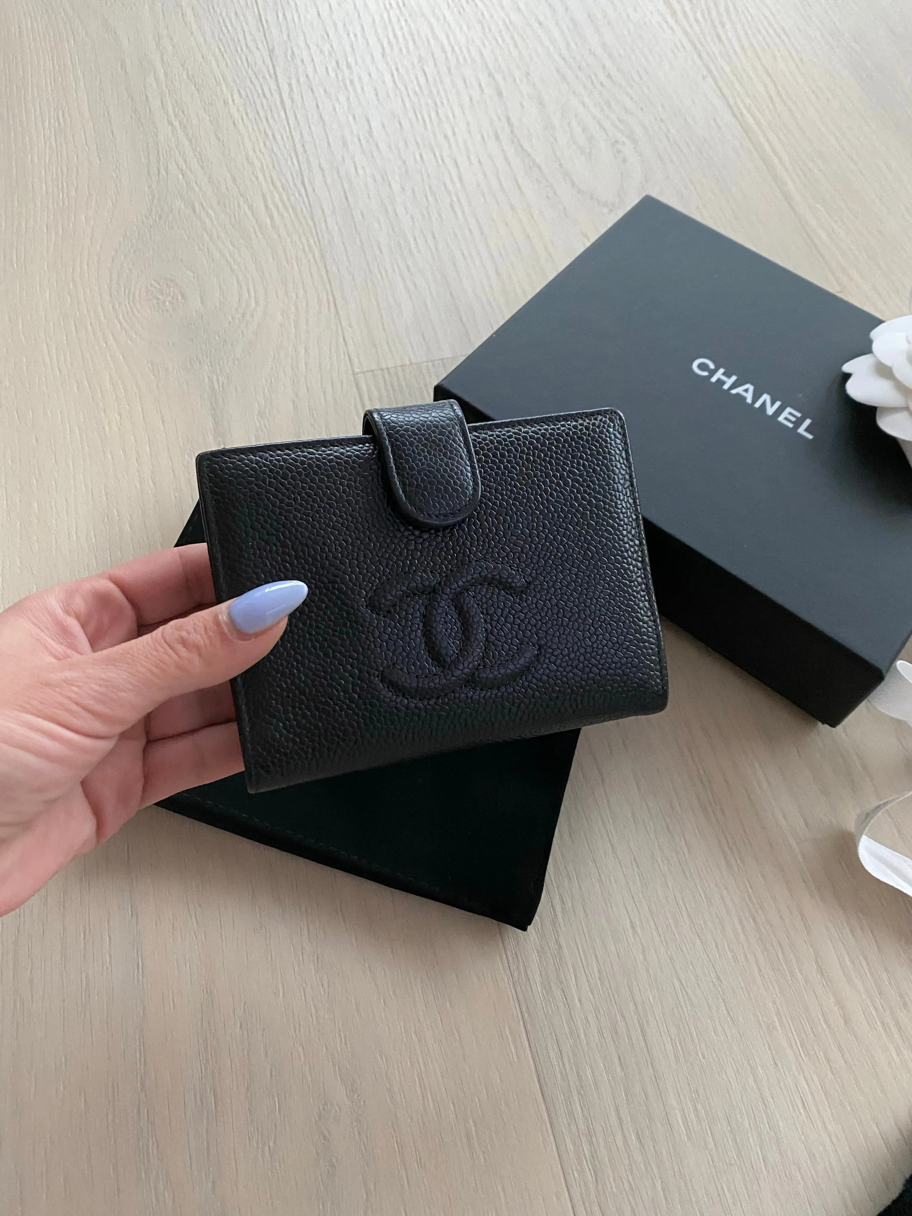 Chanel French purse wallet