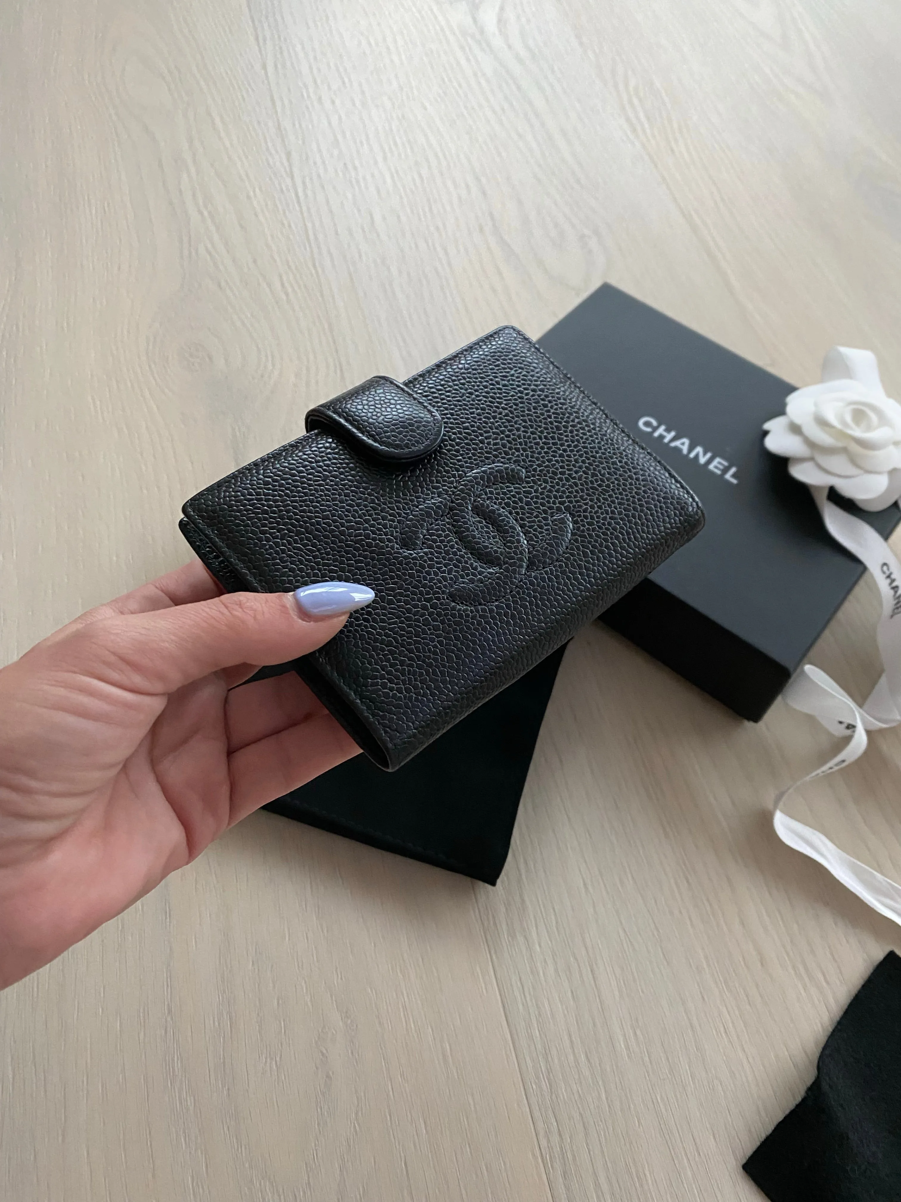 Chanel French purse wallet