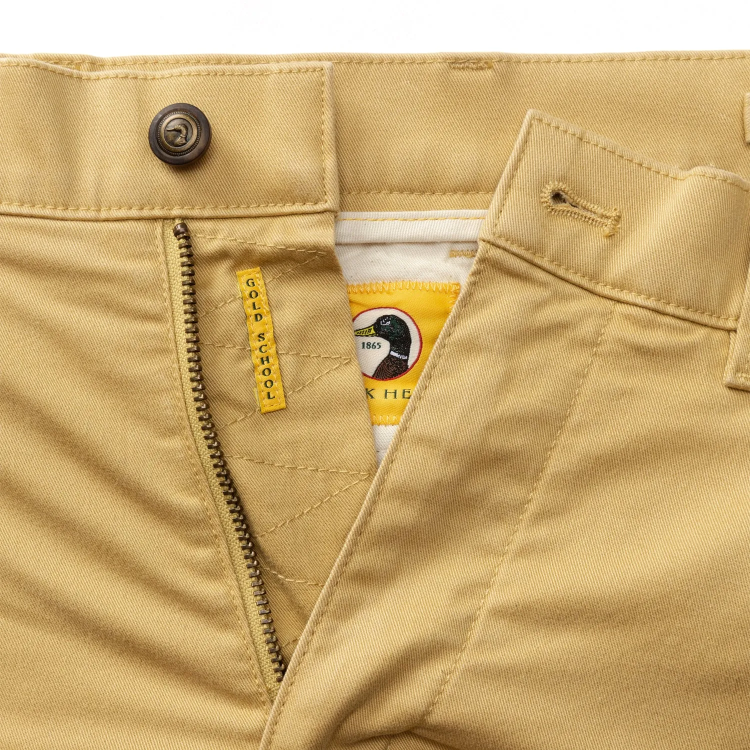 Classic Fit Gold School Chino - Golden Wheat