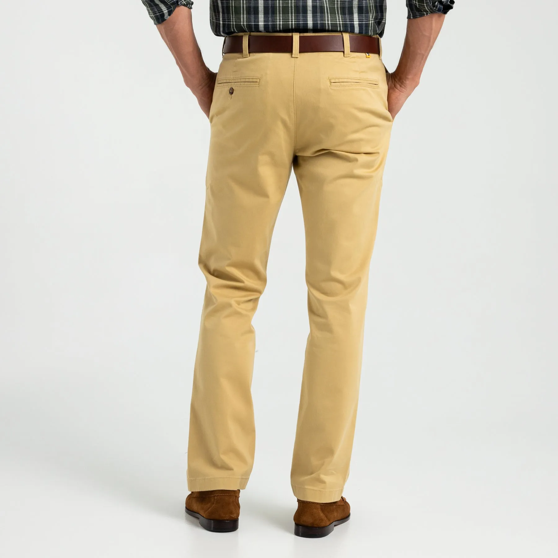 Classic Fit Gold School Chino - Golden Wheat