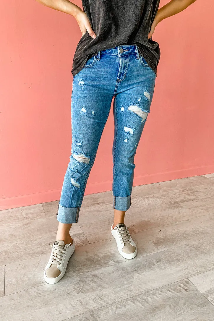 Dear John Blaire Cuffed Straight Jean | FINAL SALE