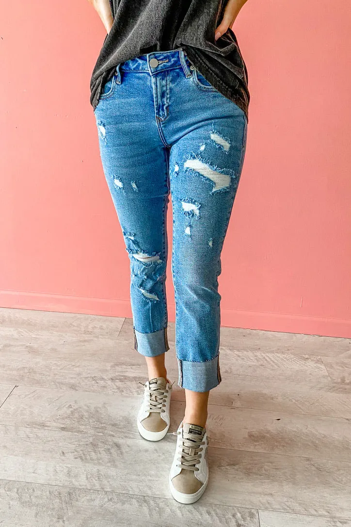 Dear John Blaire Cuffed Straight Jean | FINAL SALE