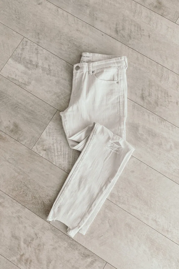 Dear John Joyrich Optic White Skinny| FINAL SALE