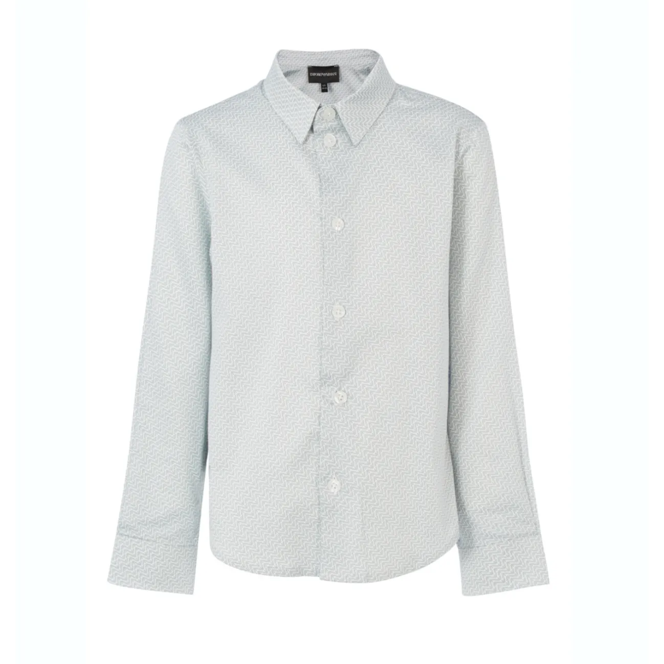 Emporio Armani Boys Pale Blue Dress Shirt_3L4CJD-F715