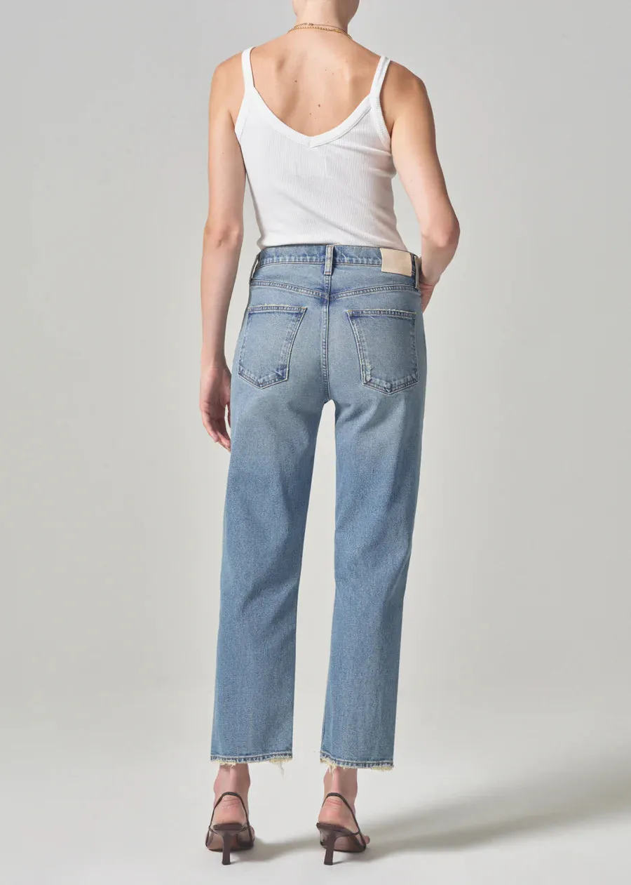 Florence Wide Straight Jean - Fontana