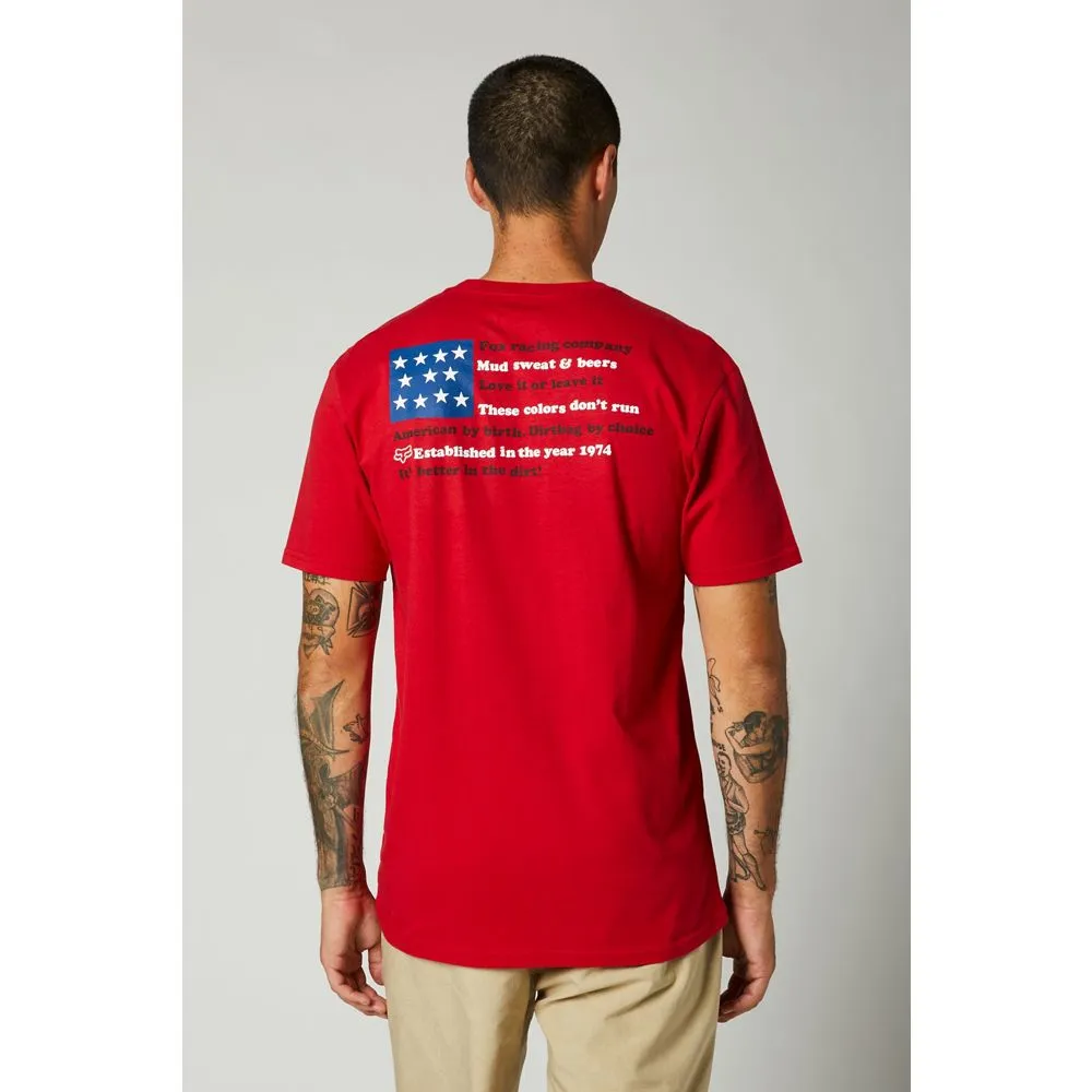 Fox Men's American Dream Premium Tee Chili