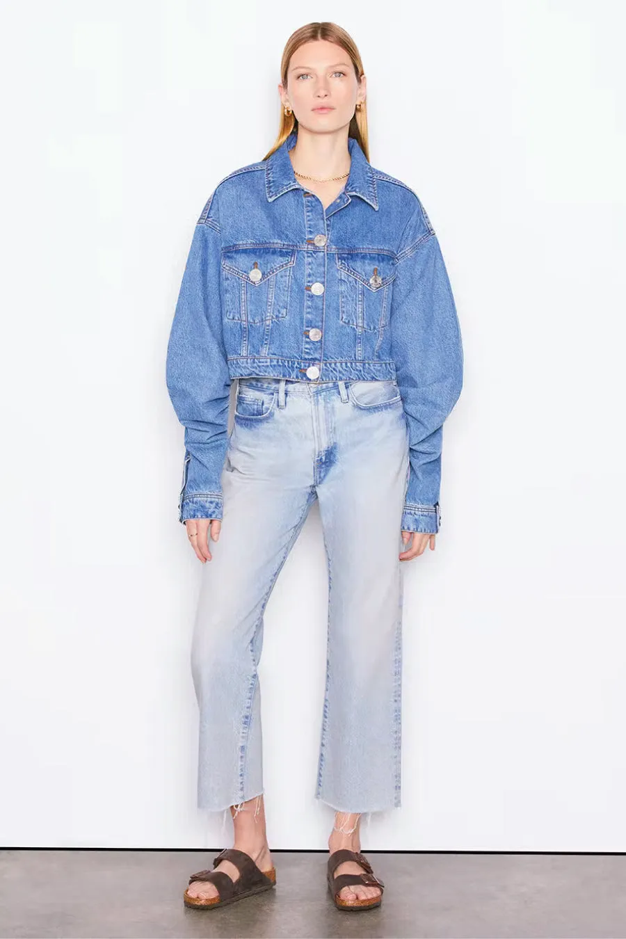 Frame Denim Le Jane Crop Jean - Luster