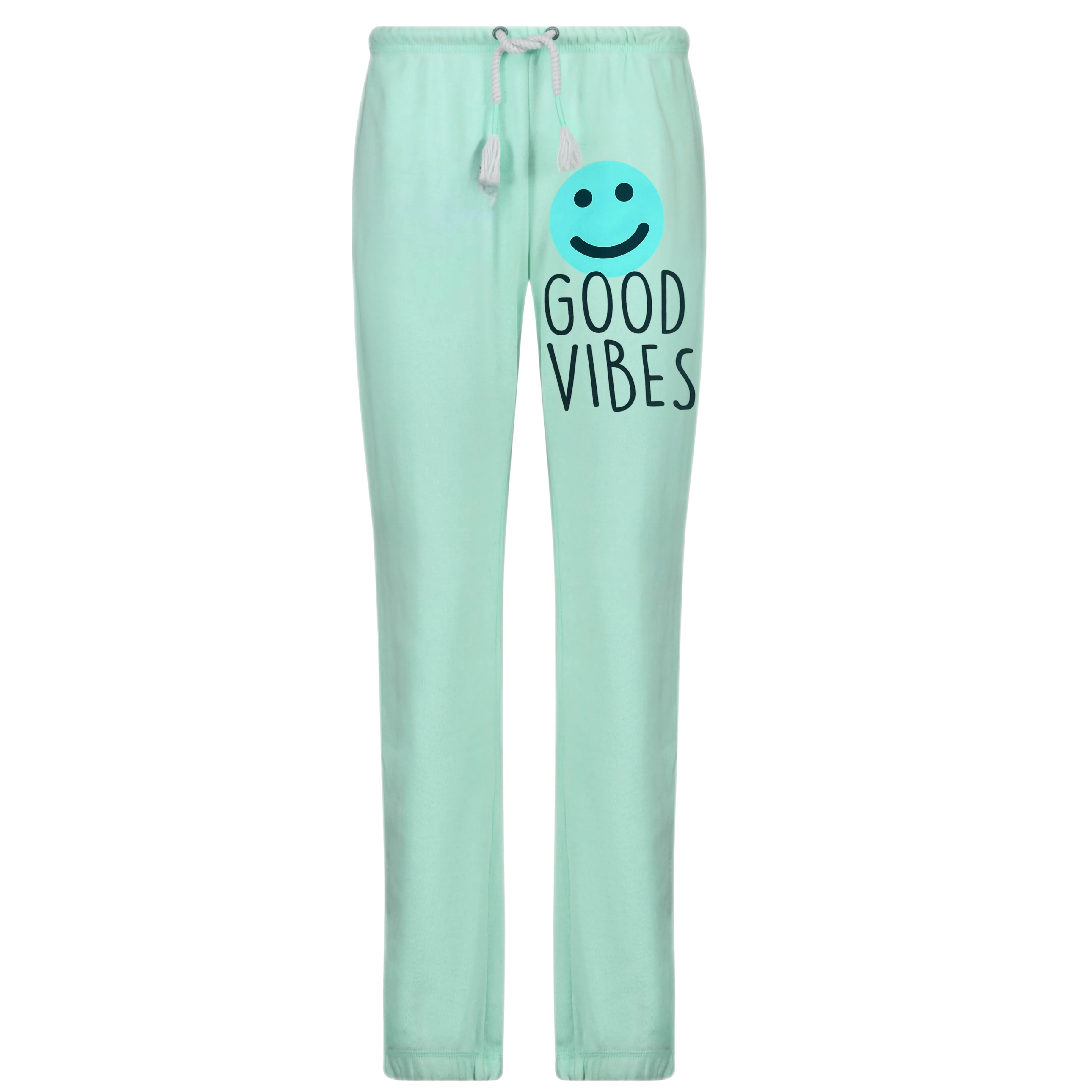 Good Vibes Green Sweatpants - Sample Sale Size Small