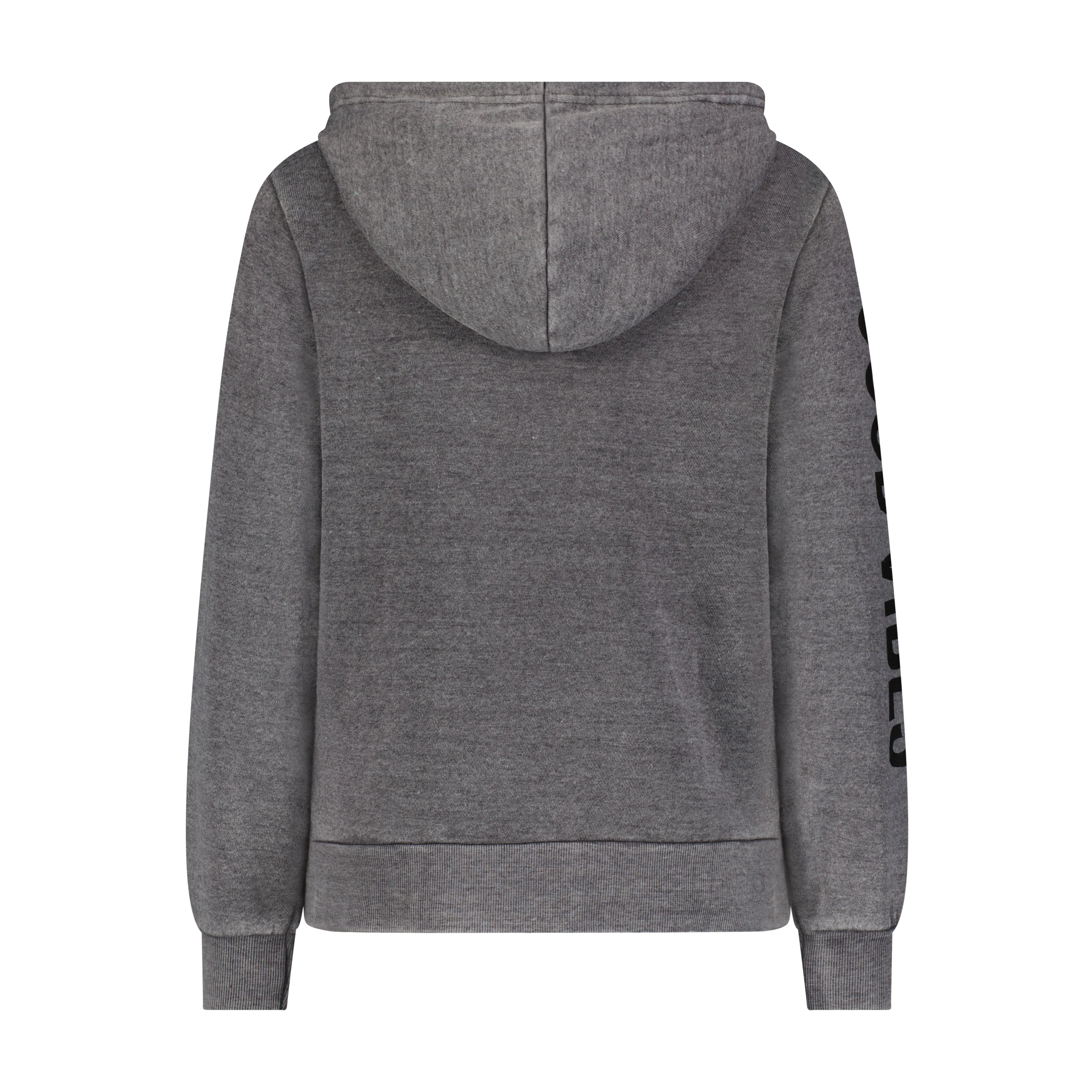 Good Vibes Smile Grey Zip Up hoodie