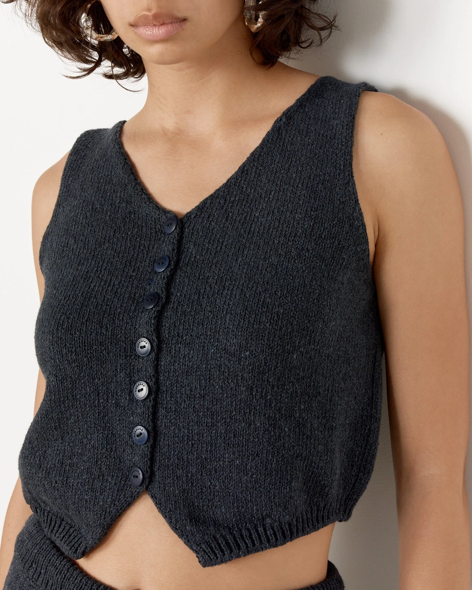 Heather Cotton Waistcoat