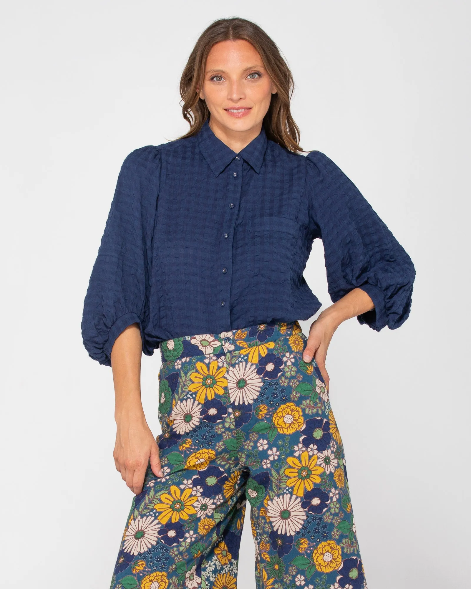 Jedda Pant - Blue Aurelia