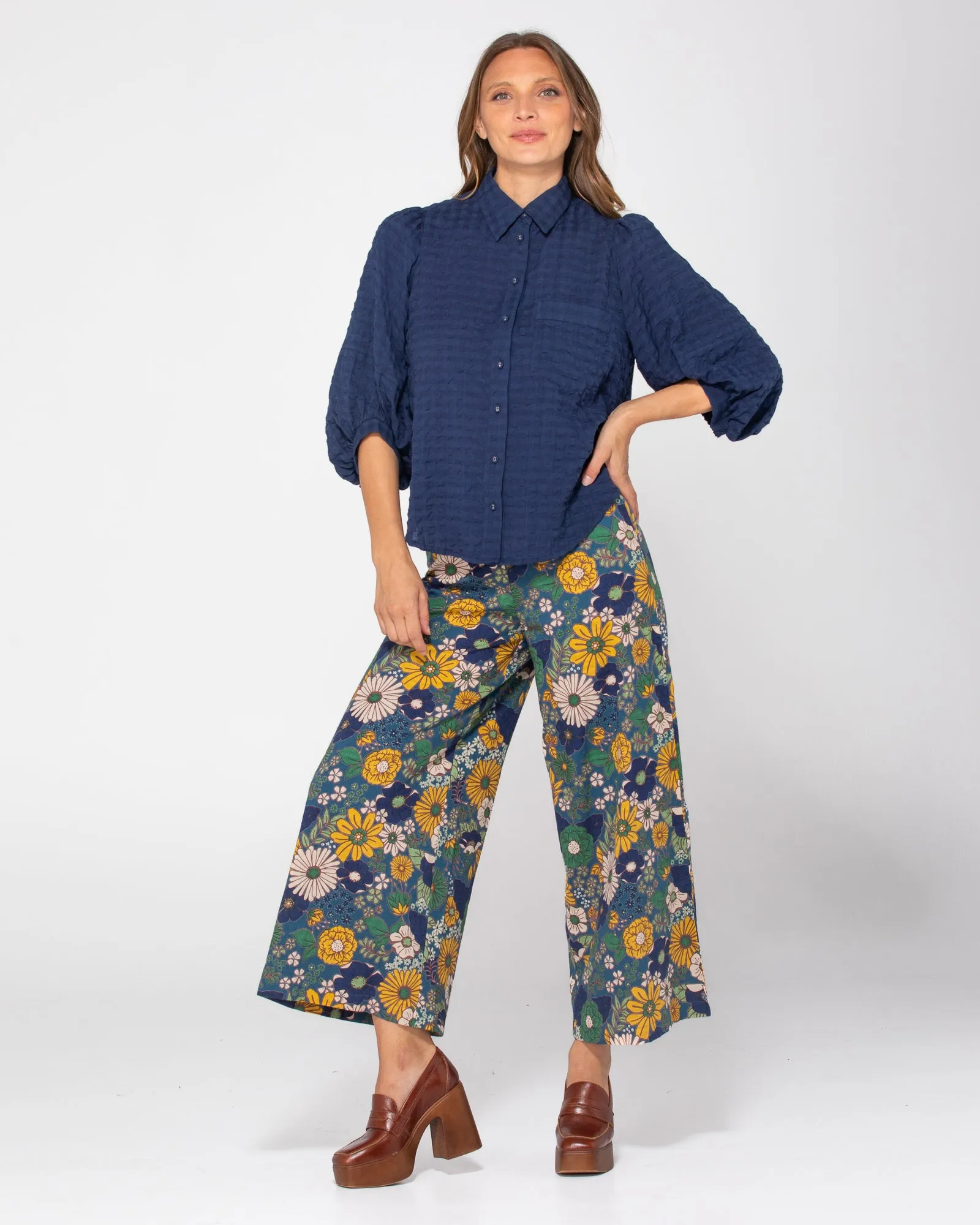 Jedda Pant - Blue Aurelia