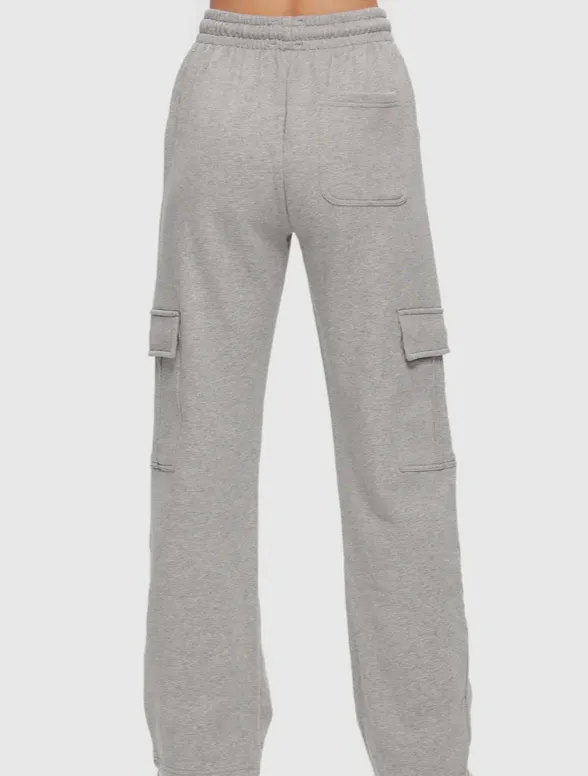 KUWALLA Cargo Wide Leg Sweatpants