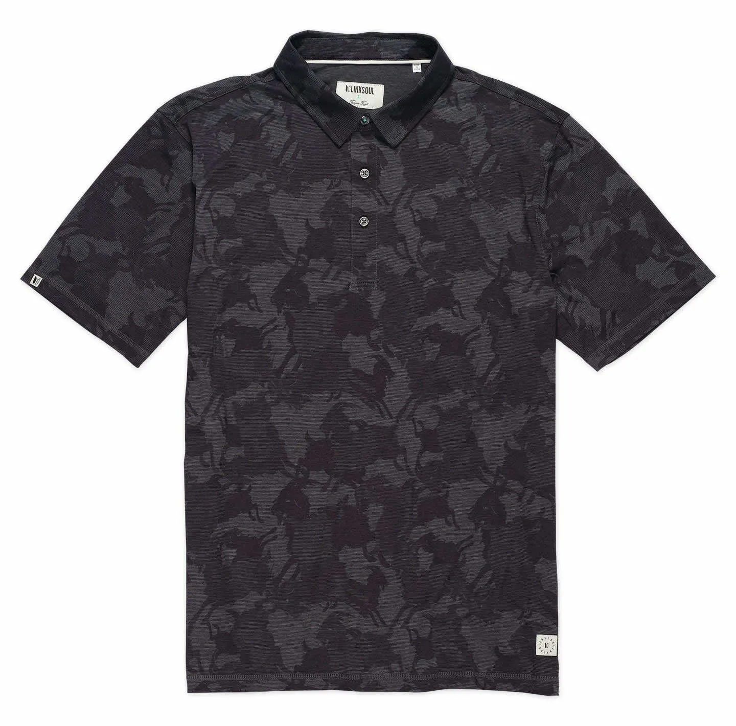 Linksoul Delray Camo Print Polo