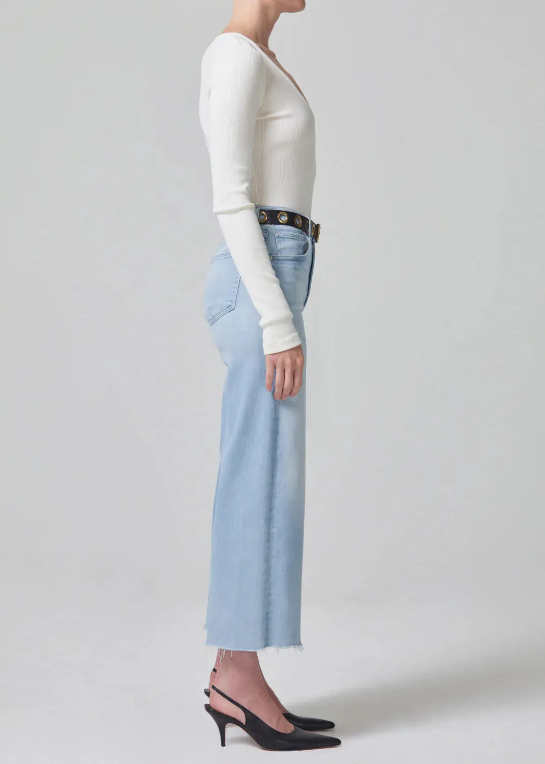 Lyra Crop Jean in Marquee