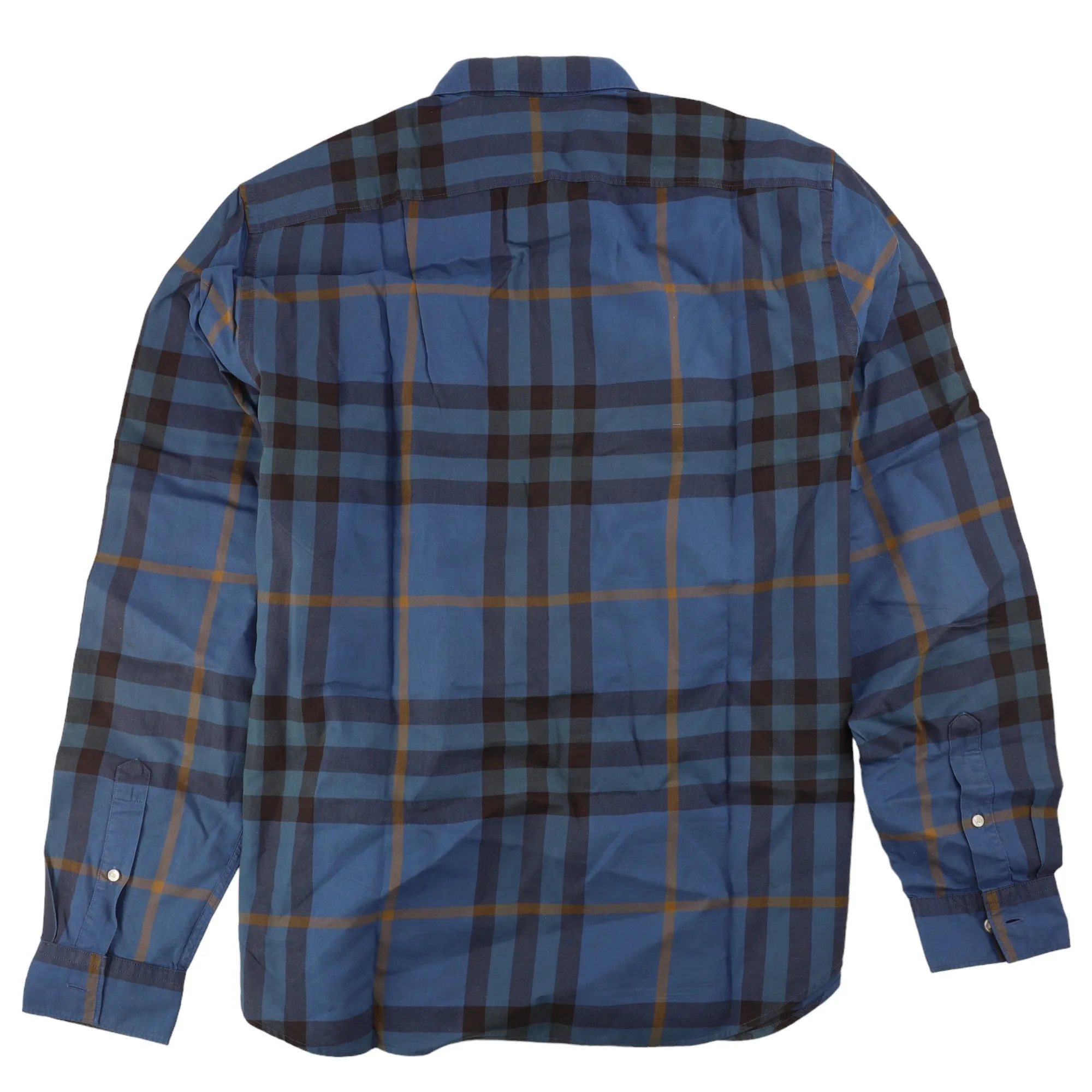 Men's Checkered Shirt Blue Size L