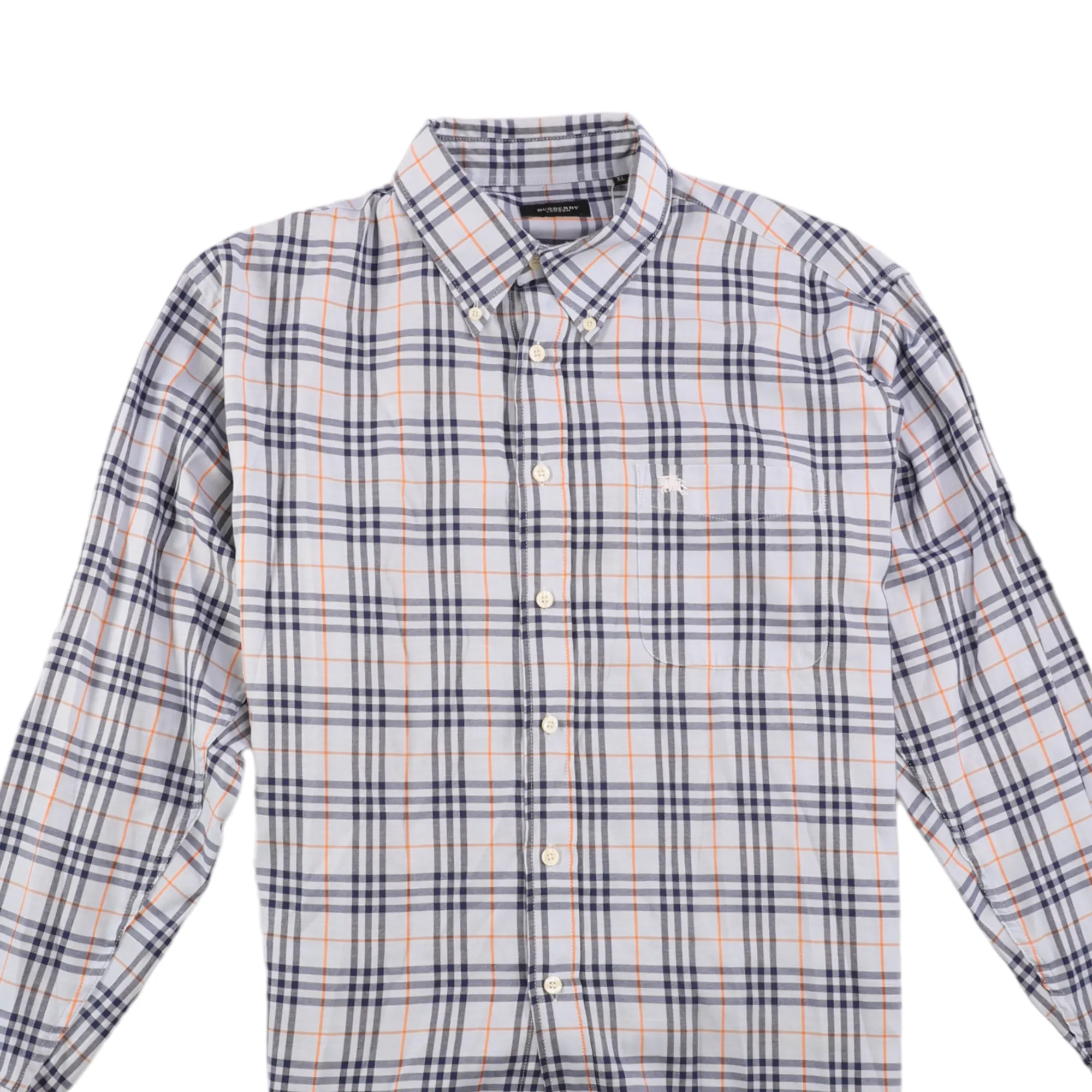 Men's Checkered Shirt Blue Size XL