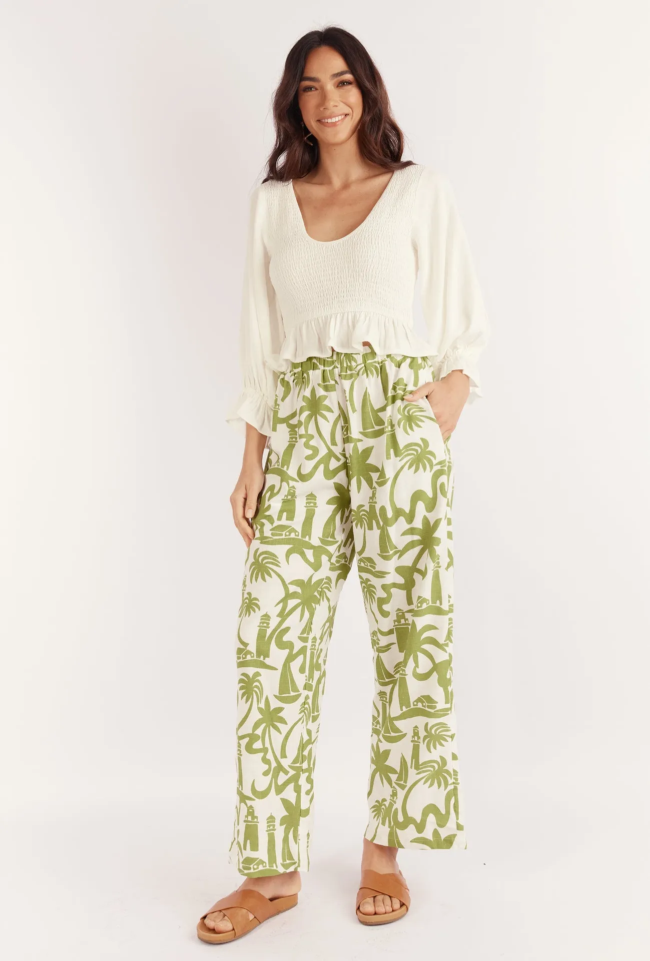 Monet Print Pant