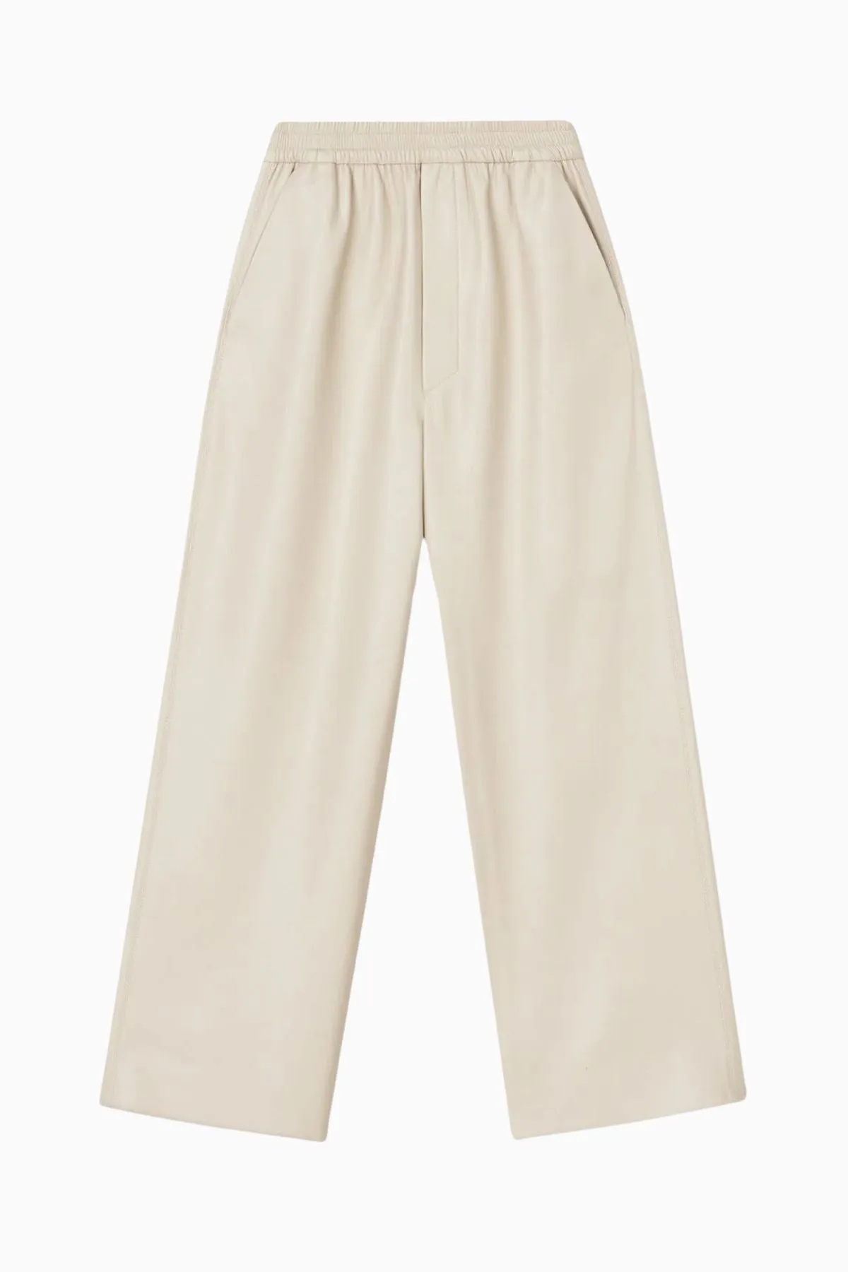 Nanushka Odessa Vegan Leather Pant - Cream