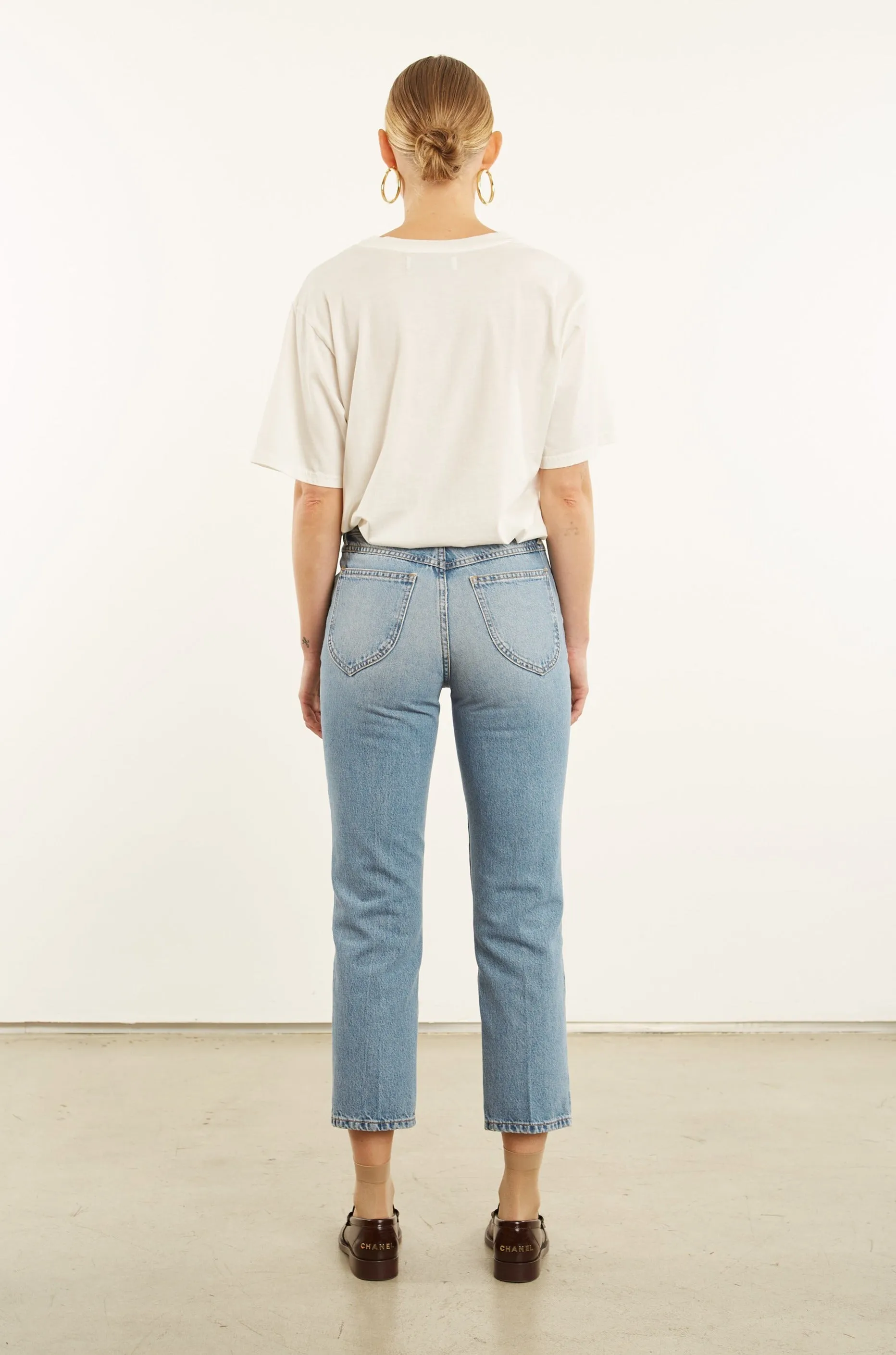 Paradis Crop Straight Leg Denim