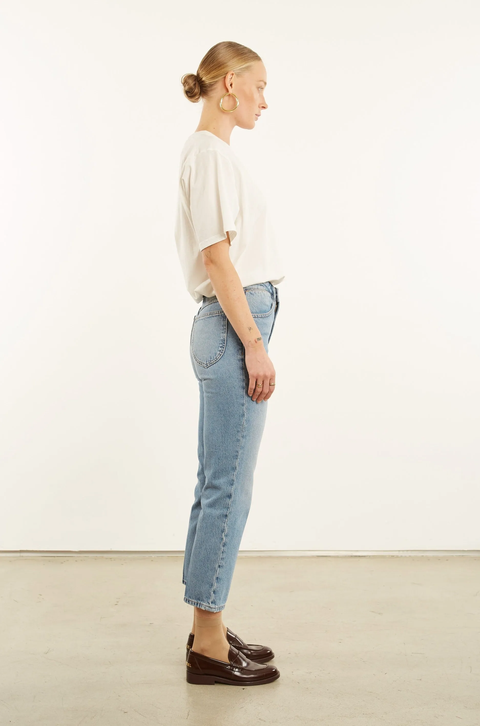 Paradis Crop Straight Leg Denim