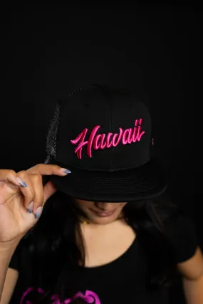 PINK SCRIPT TRUCKER