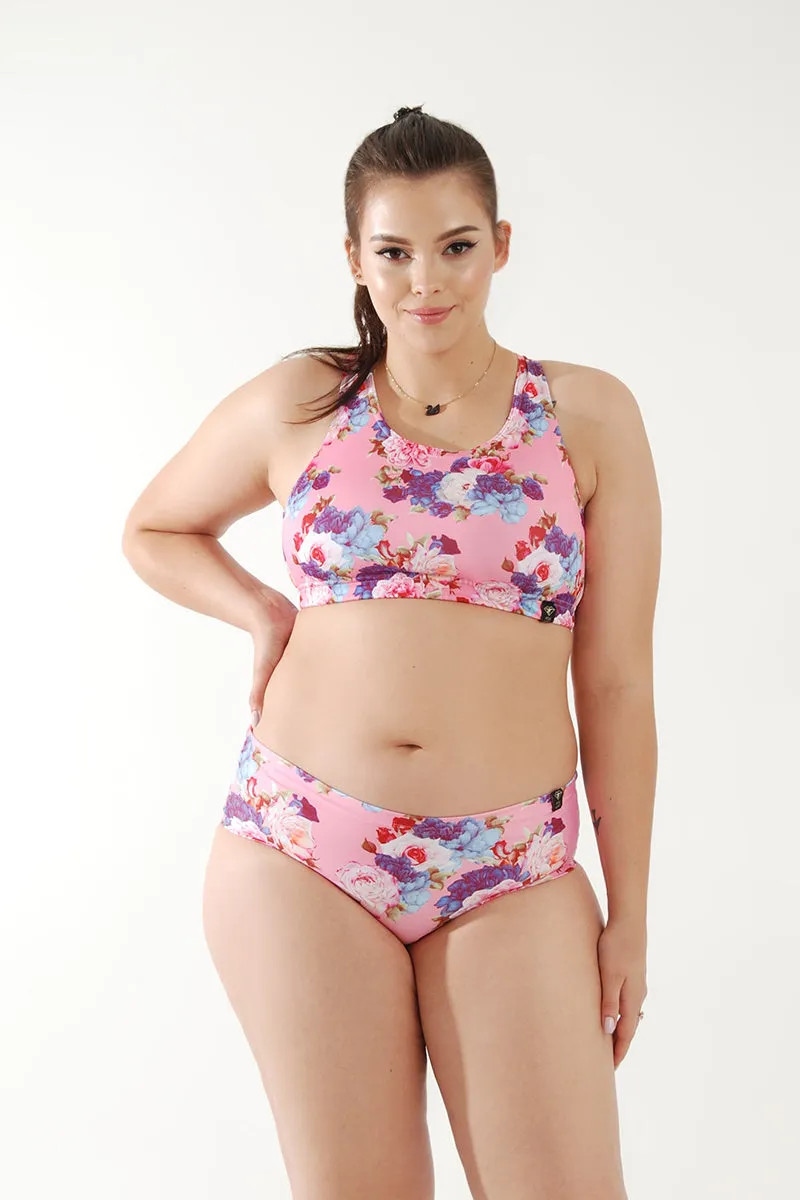 Pole Addict Openback Top - Peony