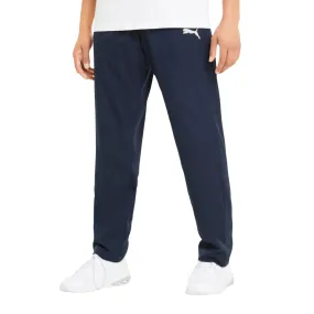 PUMA MEN'S ACTIVE WOVEN NAVY TRACKPANTS