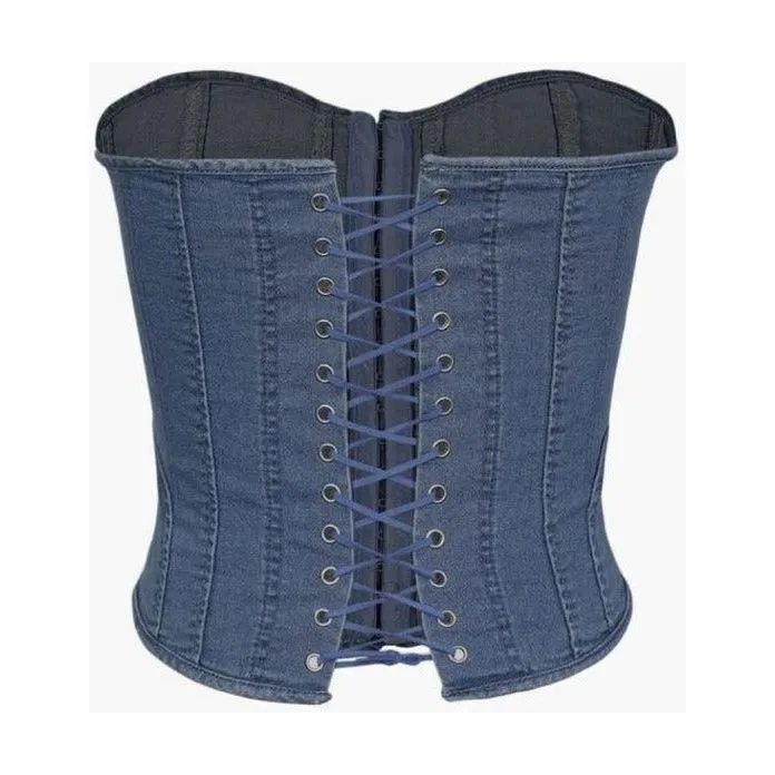 Sexy Denim Corset Top