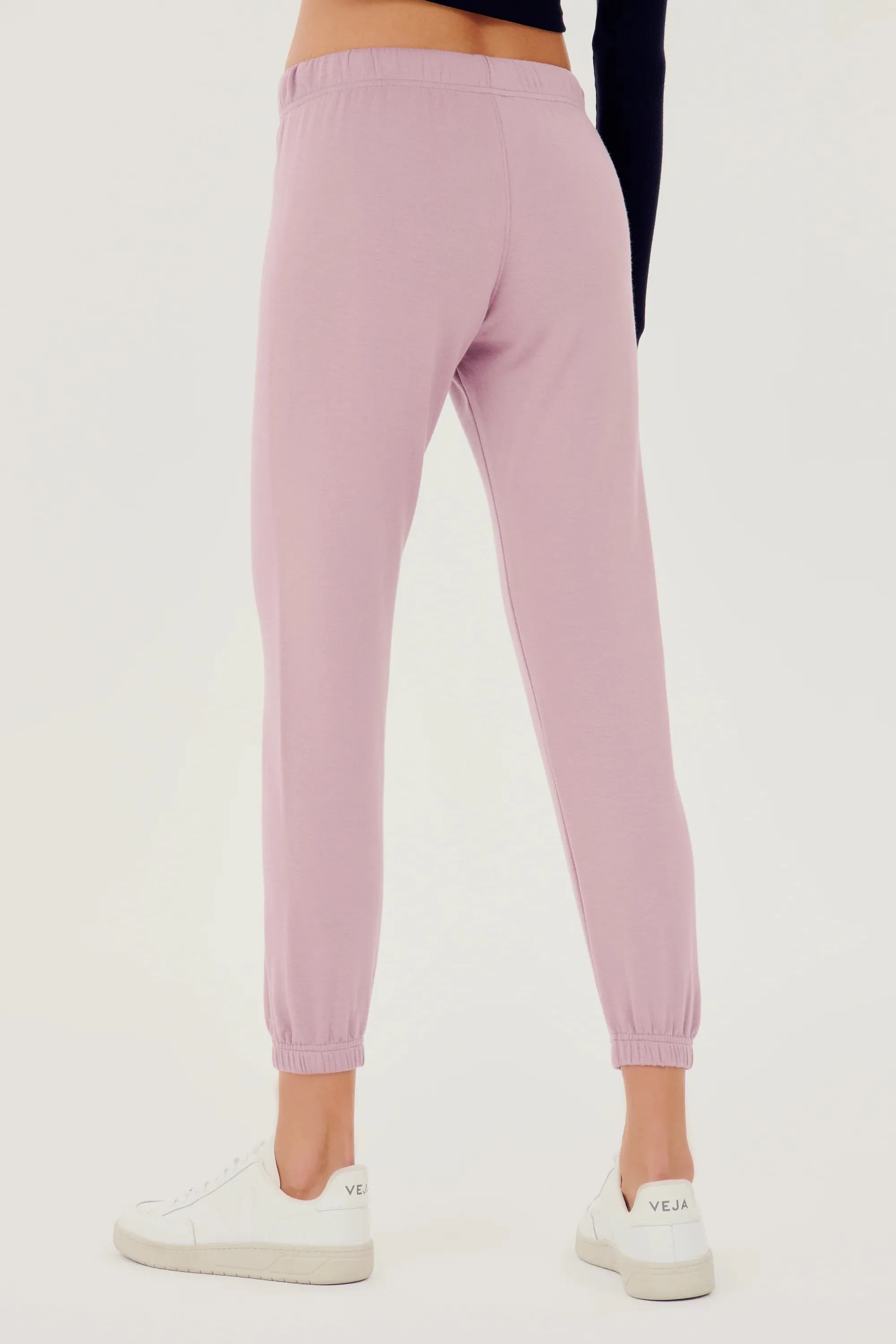 Sonja Fleece Sweatpant: Blush