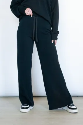 SPANX Air Essentials Black Wide Leg Pant