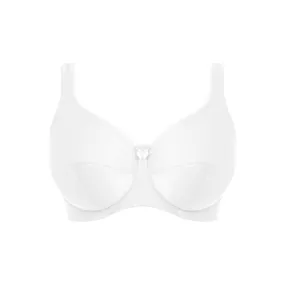 Speciality Cotton & Polyester Smooth Cup Bra - White