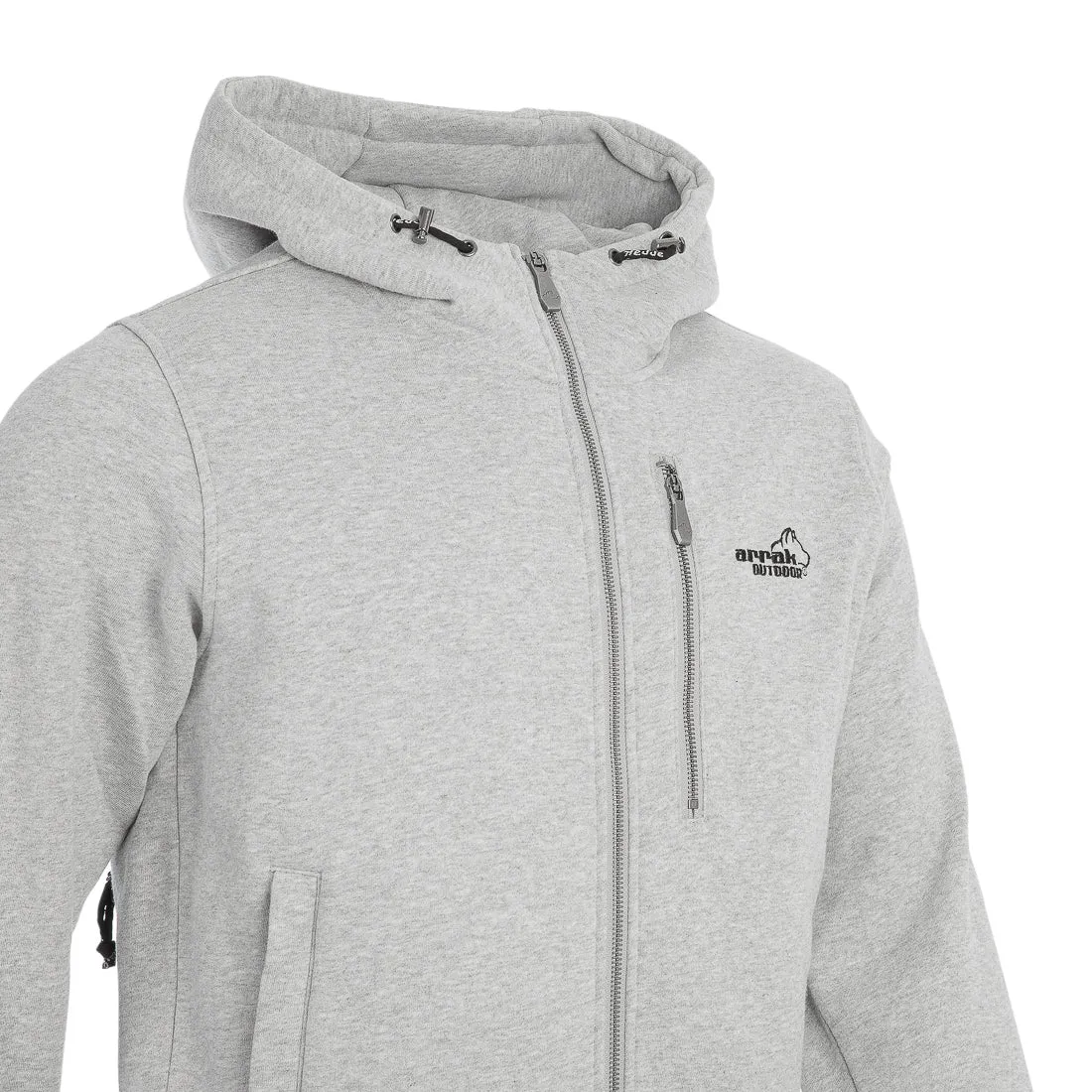 Sporty Hoodie Men (Gray Melange)