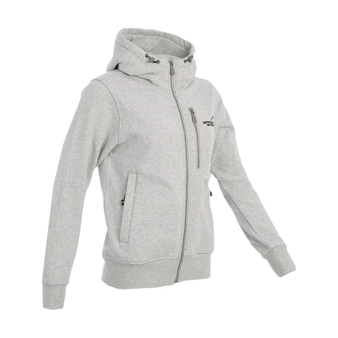 Sporty Hoodie Women (Gray Melange)