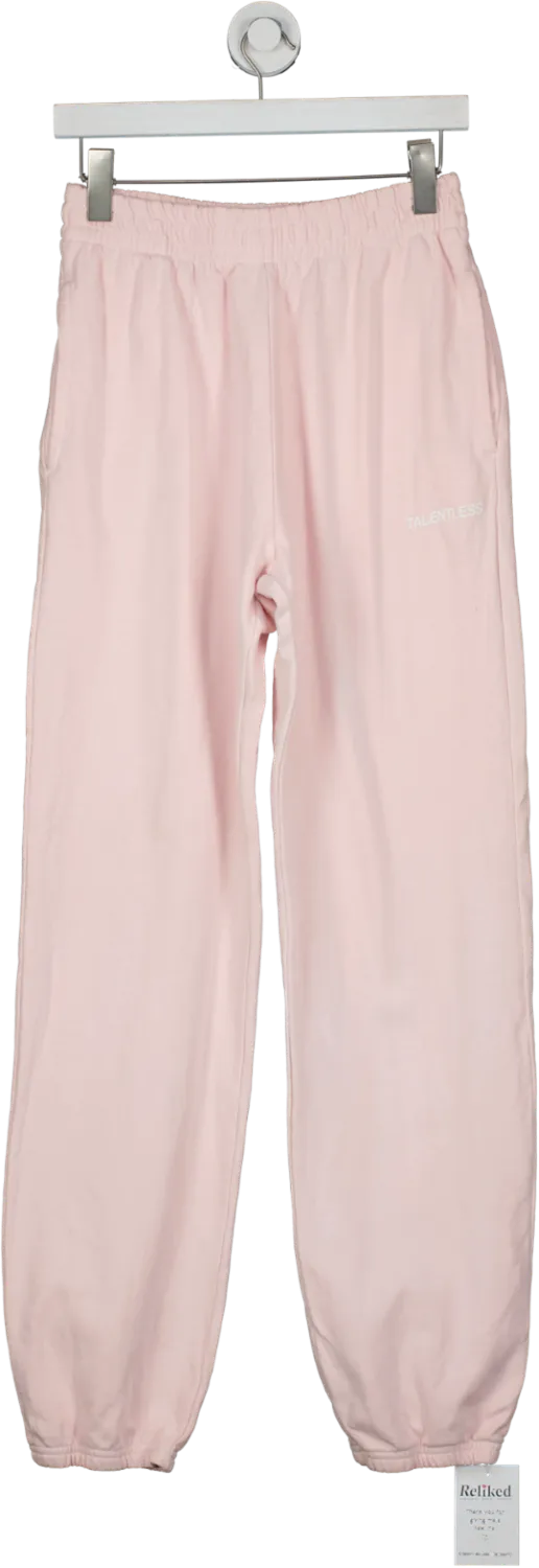 TALENTLESS Pink Women's Lightweight Sweatpants UK S