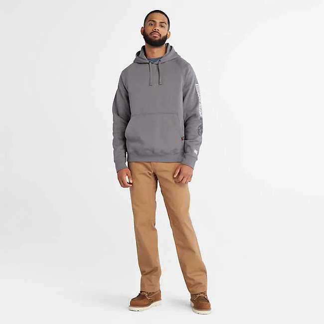 Timberland Pro Men's Hood Sport Hoddie Sweatshirt -Grey- TB0A1HVY039